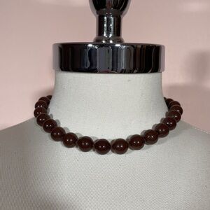 Vintage 60’s WEST GERMANY Mid-Century Modern Preppy Classic Hook Back Necklace